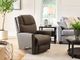 La-Z-Boy® Sparrow Otter Leather Manual Rocking Recliner-3