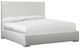 Bernhardt Solaria Weathered Bone/White King Panel Bed-0