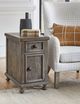 Null Furniture Aria Gray Wash Chairside Cabinet-2