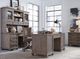 Magnussen Home® Lancaster Dovetail Gray Executive Desk-1