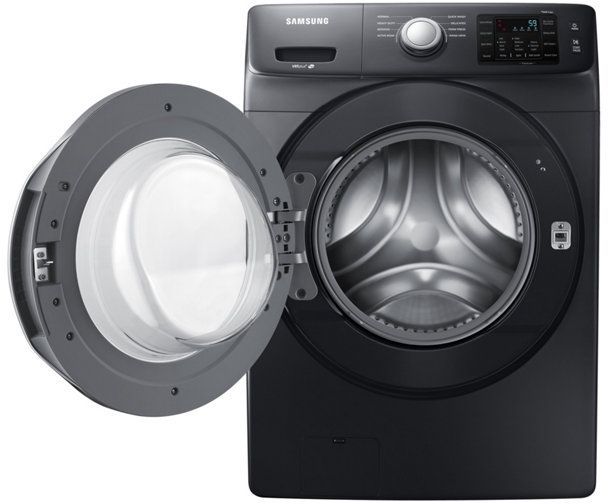 Samsung 4.5 Cu. Ft. Fingerprint Resistant Black Stainless Steel Front Load Washer-2