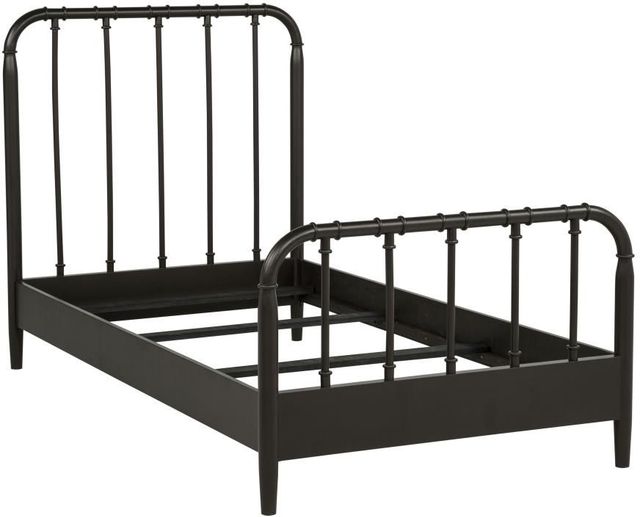 Coaster® Rocco Dark Bronze Youth Twin Open Frame Panel Bed-0