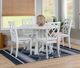 Powell® Maui 5-Piece White Dining Table Set-1