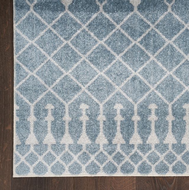 Nourison Home™ Astra Machine Washable 5' x 7' Blue Area Rug-2