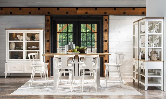 Legacy Classic XXX's and OOO's Amber Counter Table with Cotton Base-1