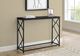 Monarch Specialties Inc. Espresso 44"L Black Metal Hall Console Table-1