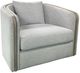 Bernards Trilogy Gray Swivel Chair-0