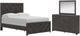 Signature Design by Ashley® Prendonea 3-Piece Charcoal Full Bedroom Set-0