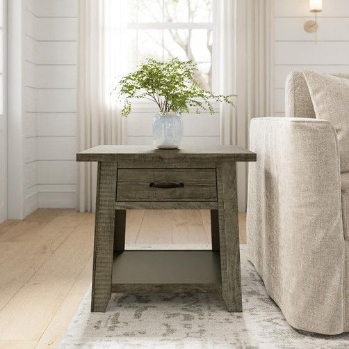 Jofran Inc. Telluride Driftwood End Table-1