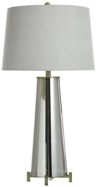 StyleCraft Bolt Silver Table Lamp-0
