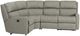 Flexsteel® Customizable Catalina 4-Piece Modular Power Reclining Sectional-0