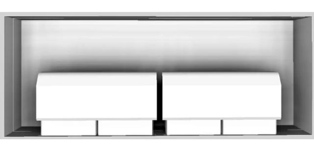 Vent-A-Hood® 54" White Contemporary Wall Mounted Range Hood-3