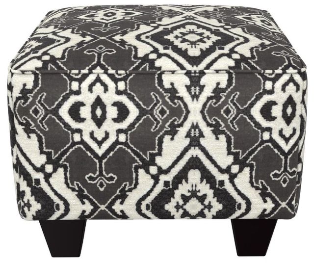 Corinthian Furniture Becall Cindersmoke Accent Ottoman-0