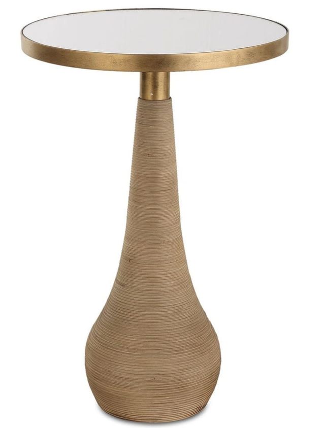 Uttermost® Terra Brass Accent Table-0