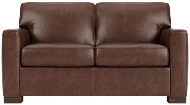 Flexsteel® Customizable Bryant Leather Loveseat-2