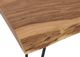 Jofran Inc. Nature's Edge Natural End Table with Black Base-4