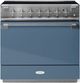 AGA™ Elise 36" Stainless Steel Pro Style Induction Range with Stone Blue Door-0