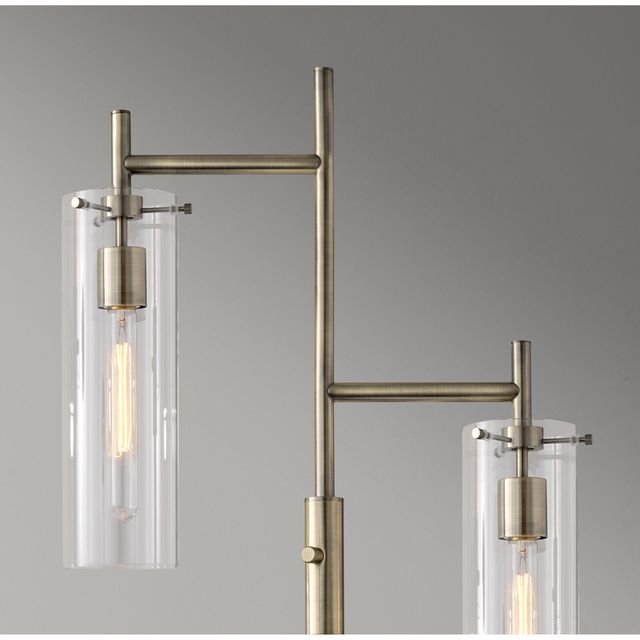 Adesso® Dalton Antique Brass Floor Lamp-1