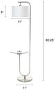 Stylecraft Brushed Nickel Floor Lamp-2