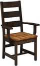 Country Classic Collection Customizable Farmstead Dining Arm Chair-0