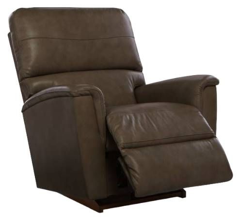 La-Z-Boy® Ava Mineral Leather Power Rocking Recliner with Headrest and Lumbar-4