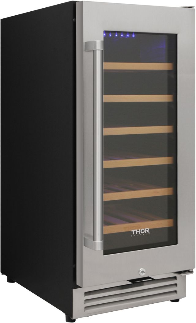 Thor Kitchen® 15" Stainless Steel Wine Cooler-3