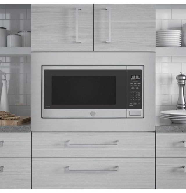 GE Profile™ 2.2 Cu. Ft. Stainless Steel Sensor Microwave Oven-3