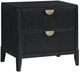 Coaster® Brookmead Black 2-Drawer Nightstand-0