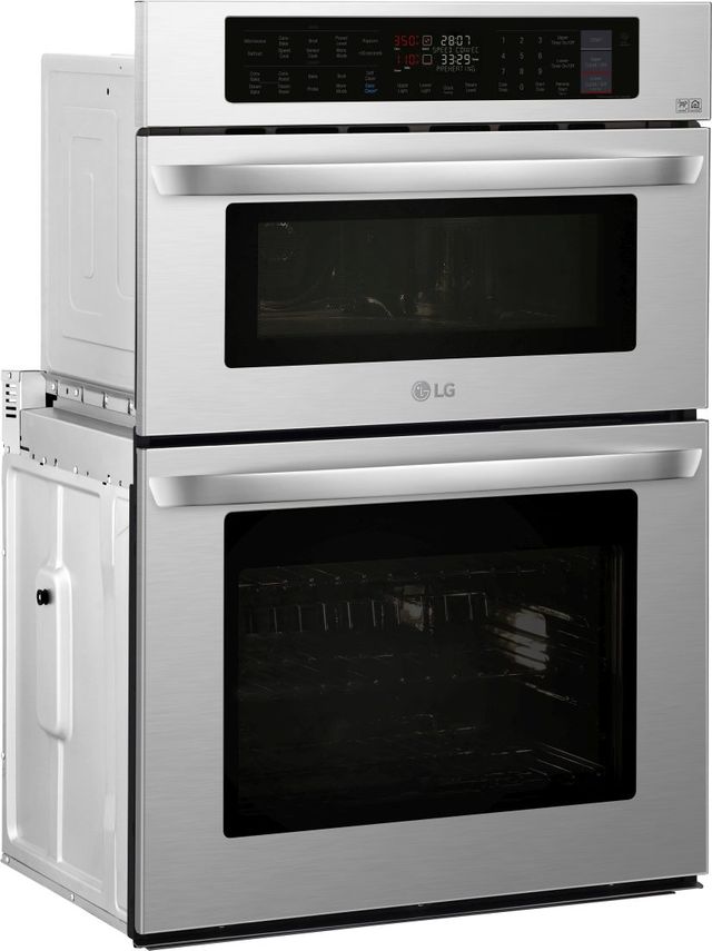 LG 30” Stainless Steel Electric Built In Oven/Microwave Combo Electric Wall Oven-3