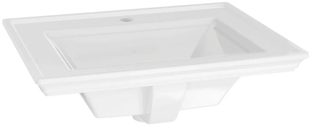 American Standard Town Square® S White Drop-In Sink with Center Hole Only-0