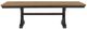 Elements International Montrose Brown/Espresso Dining Table with 20" Leaf-3