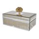 A & B Home Gold/Silver 9" Decorative Box-0