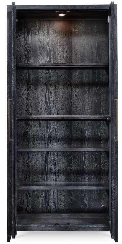 Bassett® Furniture Foster Black Display Cabinet-3