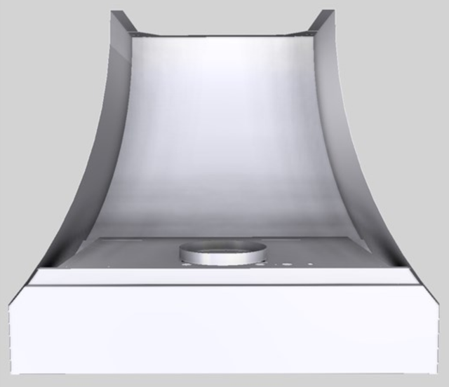 Vent-A-Hood® Designer Series 36" White Wall Mounted Range Hood-3