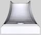 Vent-A-Hood® Designer Series 36" White Wall Mounted Range Hood-3