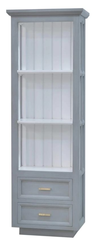 Bramble Customizable Dakota Narrow Display Cabinet-0