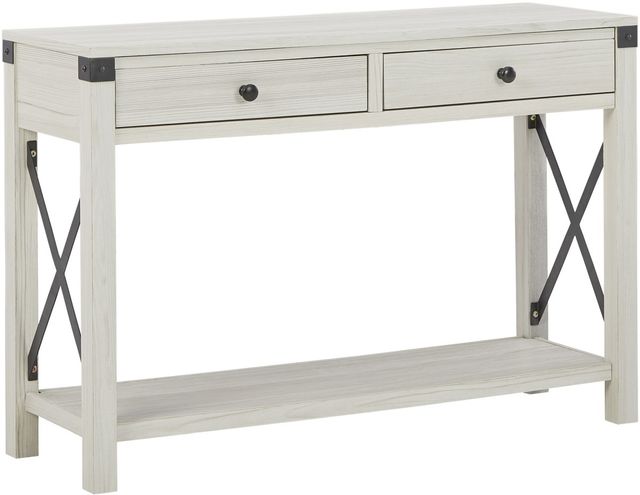 Signature Design by Ashley® Bayflynn Whitewash 2 Drawers Console Sofa Table-0