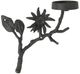 A & B Home Black 10" Wall Candle Holder-0