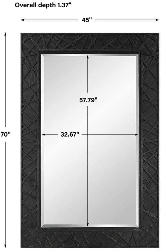 Uttermost® Everest Satin Black Mirror-2