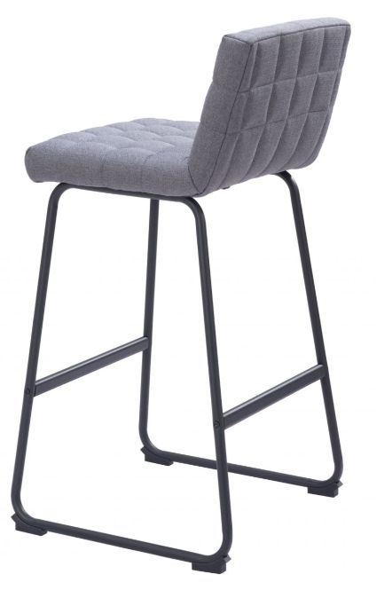 Zuo® Modern Pago Gray Barstool-2