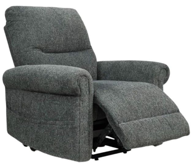 Signature Design by Ashley® Aureta Charcoal Power Lift Recliner-4