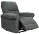 Signature Design by Ashley® Aureta Charcoal Power Lift Recliner-4