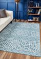 KAS Rugs Provo Aqua Quinn 5'x8' Area Rug-4