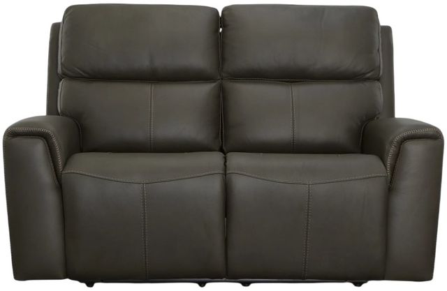 Flexsteel® Jarvis Mica Power Reclining Loveseat with Power Headrests-2