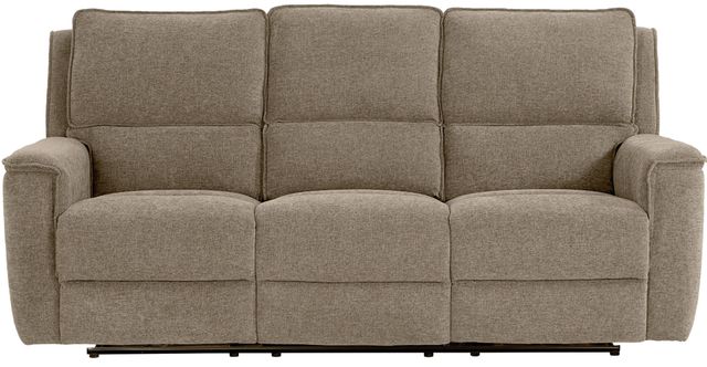 Bassett® Furniture Club Level Calvin Pecan Power Reclining Sofa-1
