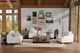 International Furniture Direct Olimpia White Loveseat-1