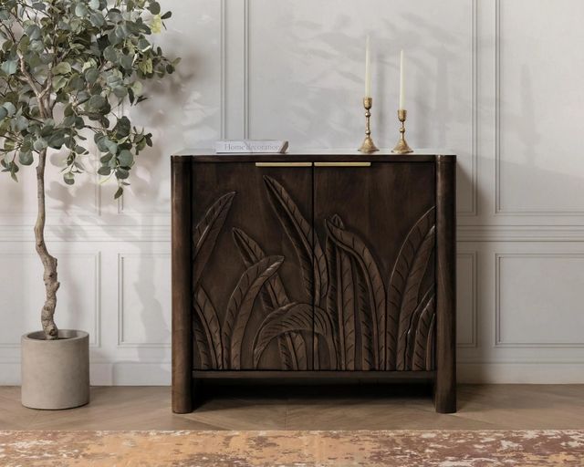 Classic Home Ledro Dark Brown Cabinet-1