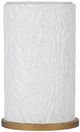 Hooker® Furniture Melange Be-Leaf In Me White Accent Table with Brushed Gold Base-0