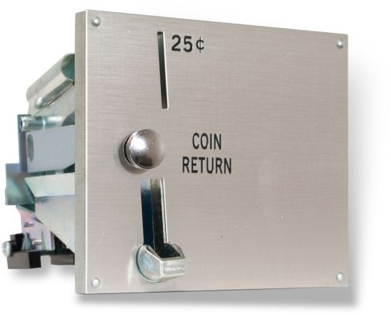 GE® Parts & Accessories White Commercial Tl56 Single Coin Drop For Top Load Machines-1