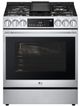 LG Studio 30" Stainless Steel Slide In Gas Range -0